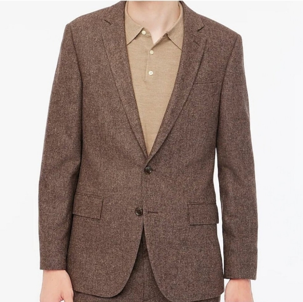 J. Crew Factory Brown Wool Thompson Blazer Men's Size 42L Style# F4386